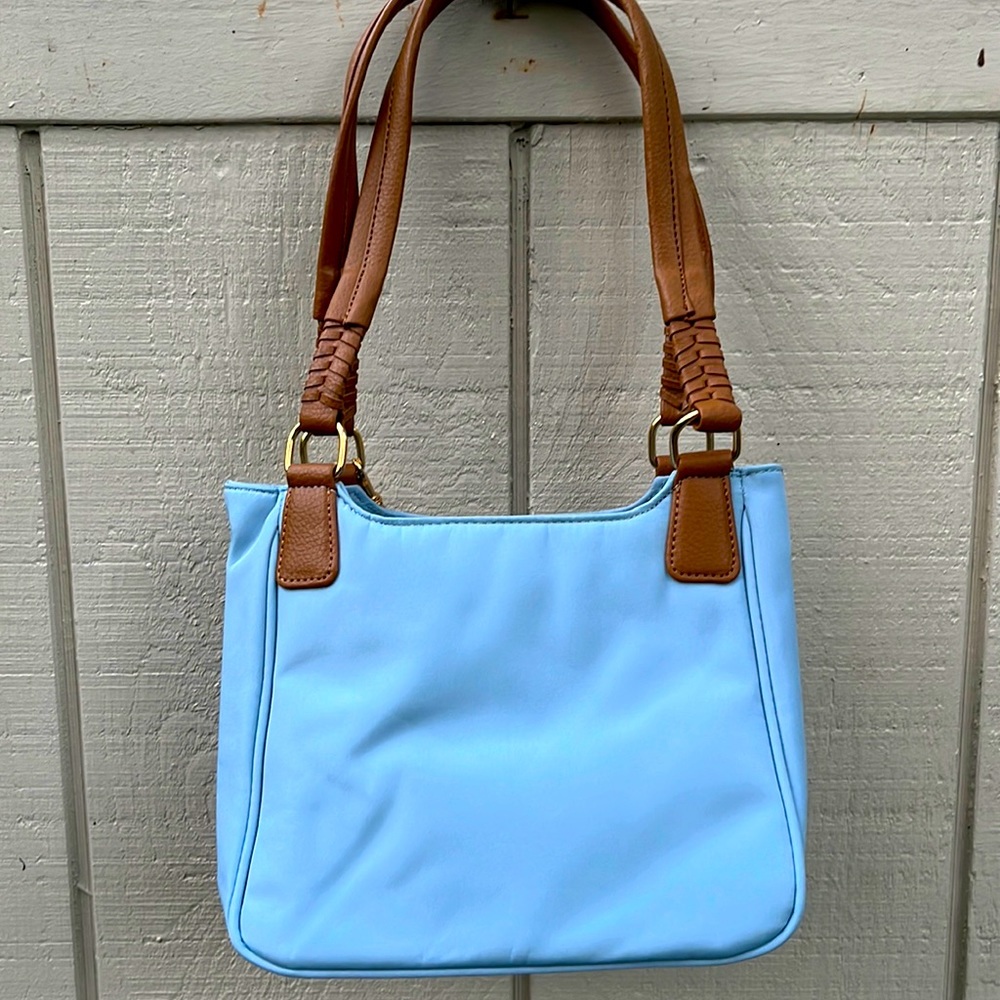 French blue mini tote bag